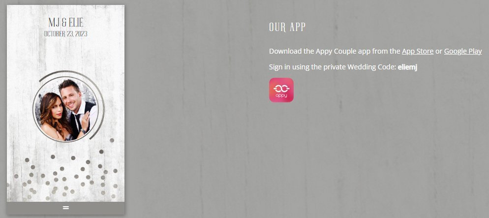Chat, Send us Toasts, RSVP and See Notifications during the event...