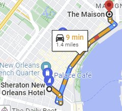 Sheraton Canal to The Maison