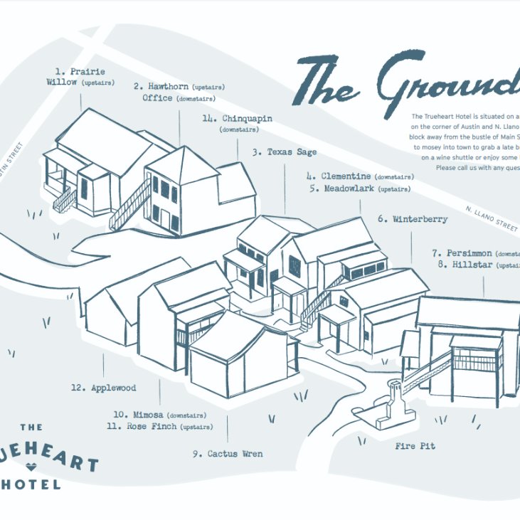 The Trueheart Hotel Grounds