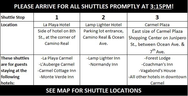 Shuttle Info