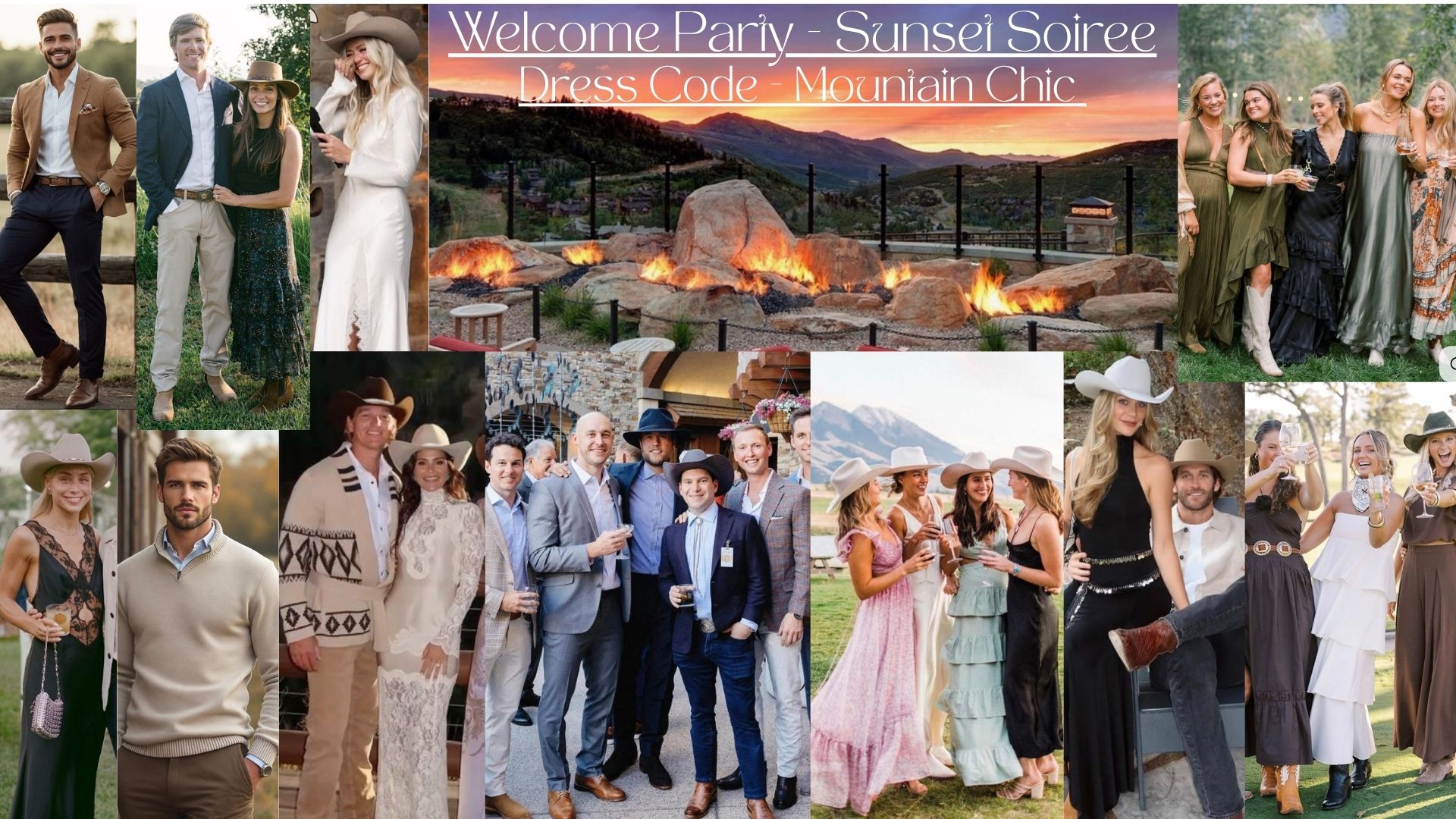 Welcome Party Attire Inspiration
