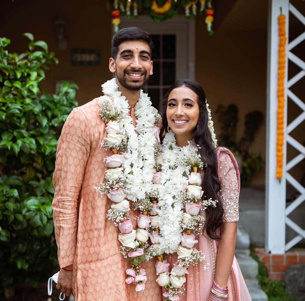 Divya Mowji \u0026 Aditya Ganesh's Wedding Website, image size:1067x1053