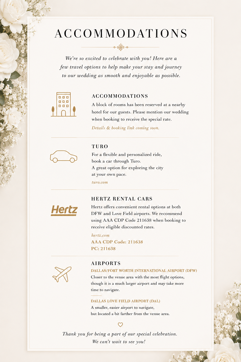 Overview of Accommodation Recommendations!  