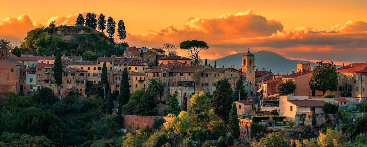 The town of Palaia