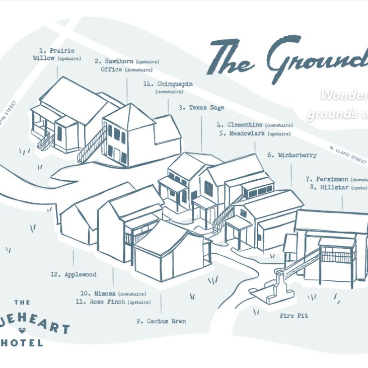 The Trueheart Hotel Grounds