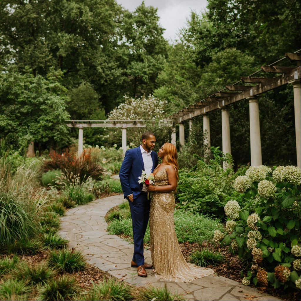 cator woolford gardens atlanta engagement photo location