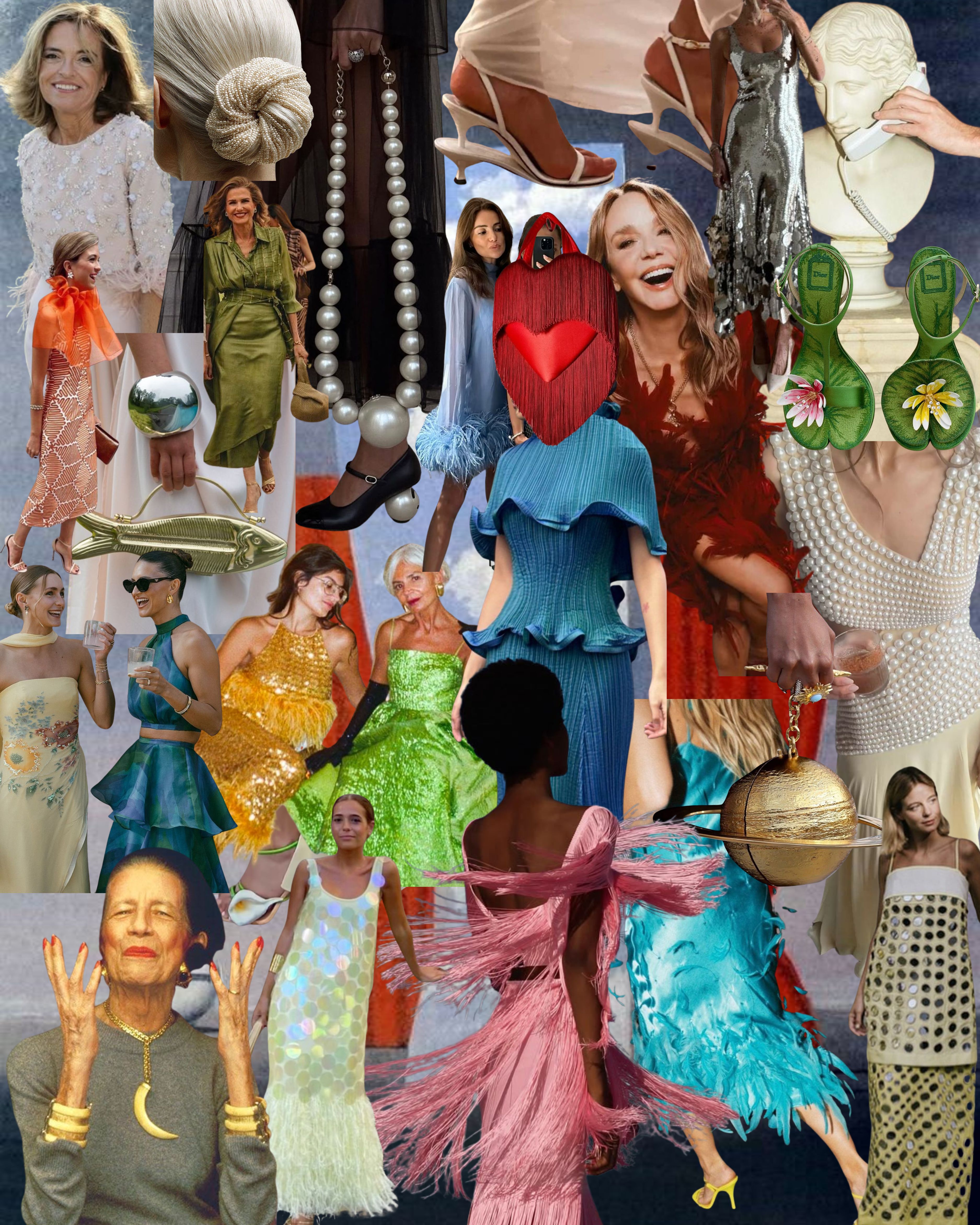 VISION BOARD FOR WELCOME PARTY: LES FEMMES