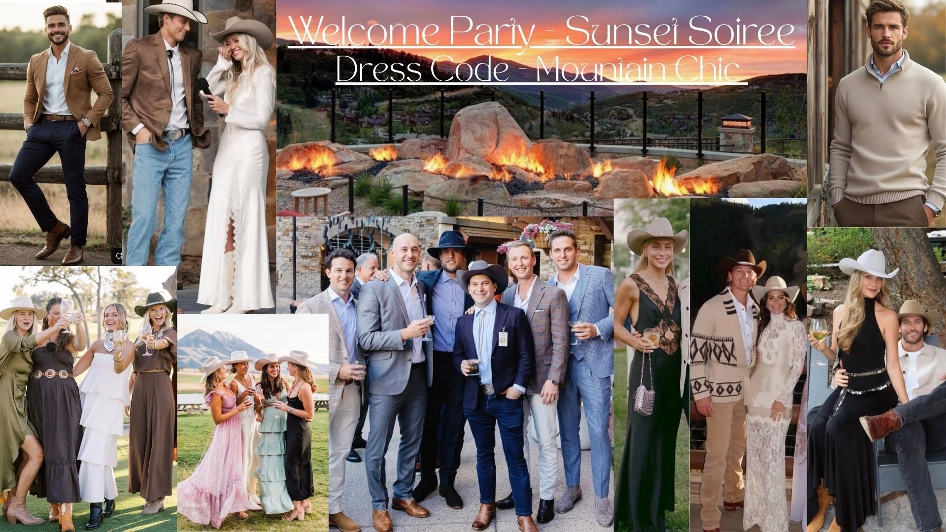 Welcome Party Attire Inspiration