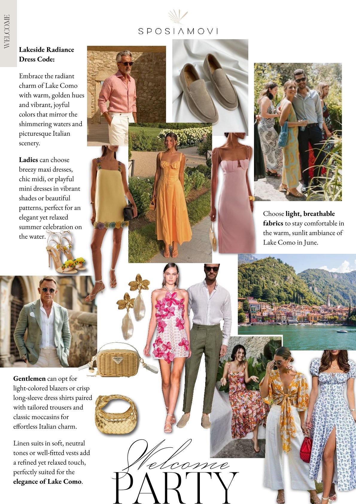 WELCOME DRINKS ATTIRE INSPIRATION