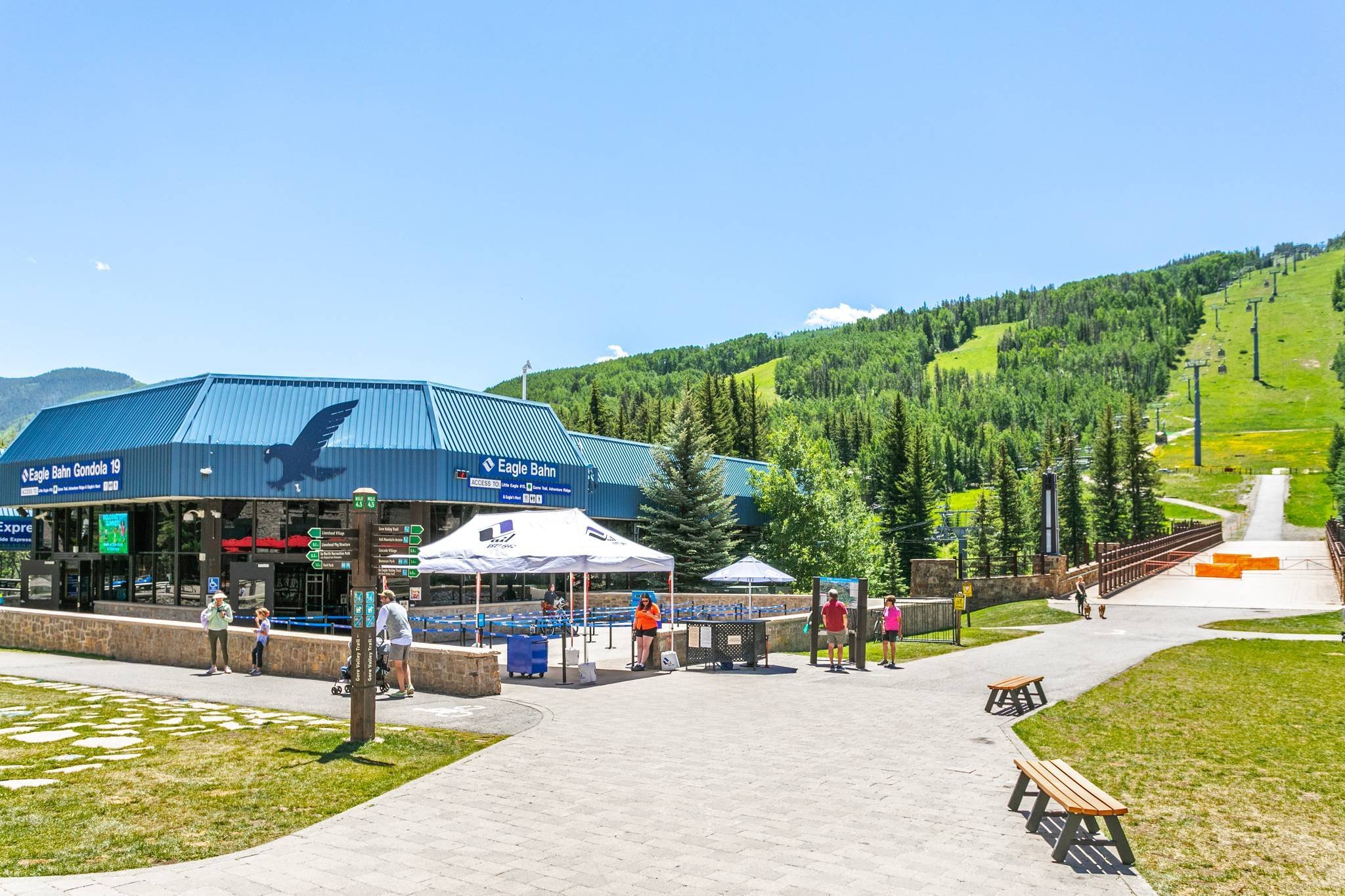 Base of Lionshead Gondola